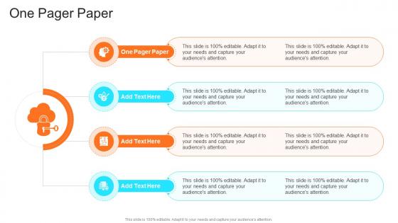 One Pager Paper In Powerpoint And Google Slides Cpb