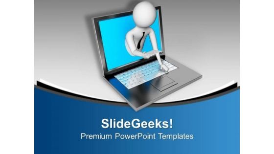 Online Business Agreement PowerPoint Templates Ppt Backgrounds For Slides 0713