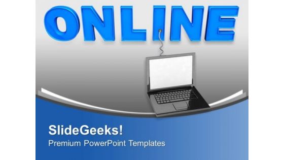 Online Business Technology PowerPoint Templates Ppt Backgrounds For Slides 0313