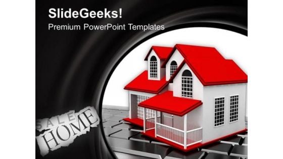 Online Buy Sale Home Real Estate PowerPoint Templates Ppt Backgrounds For Slides 1212