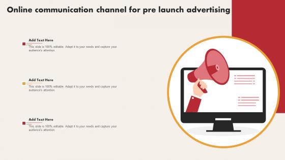 Online Communication Channel For Pre Launch Advertising Guidelines Pdf