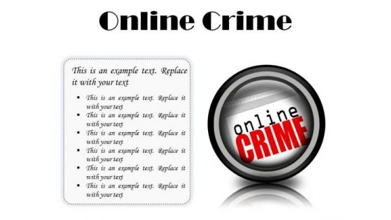 Online Crime Internet PowerPoint Presentation Slides Cc