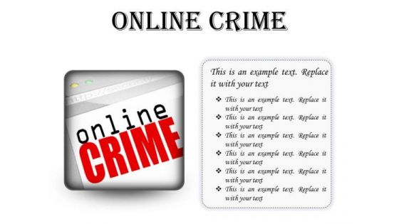 Online Crime Internet PowerPoint Presentation Slides S