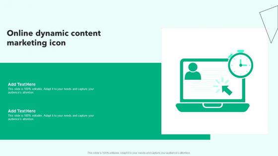 Online Dynamic Content Marketing Icon Microsoft Pdf