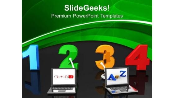 Online Education Concept Technology Internet PowerPoint Templates Ppt Backgrounds For Slides 0113