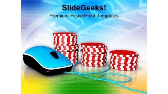 Online Gambling Concept Internet PowerPoint Templates Ppt Backgrounds For Slides 0313