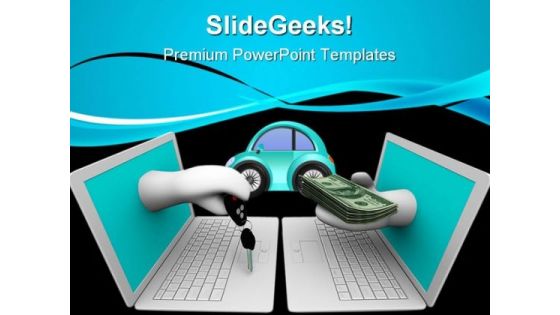 Online Growing Business Sales PowerPoint Templates And PowerPoint Backgrounds 1011