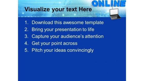 Online Information Technology PowerPoint Templates Ppt Backgrounds For Slides 1212