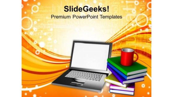 Online Learning Concept Technology PowerPoint Templates Ppt Backgrounds For Slides 0113