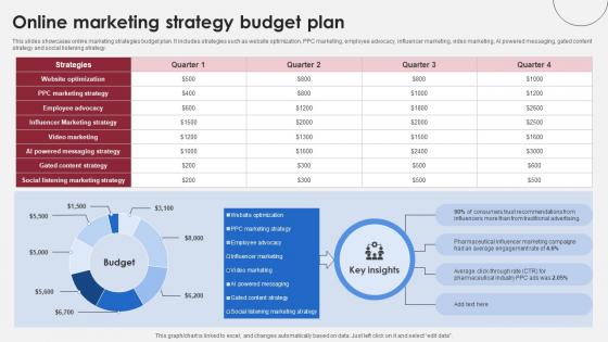 Online Marketing Strategy Budget Plan Accelerating Market Share And Profitability MKT SS V