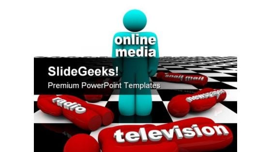 Online Media People PowerPoint Backgrounds And Templates 1210