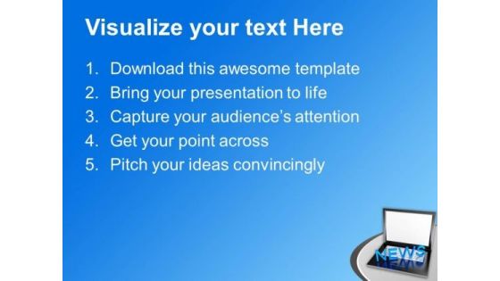 Online News Internet PowerPoint Templates Ppt Backgrounds For Slides 0213