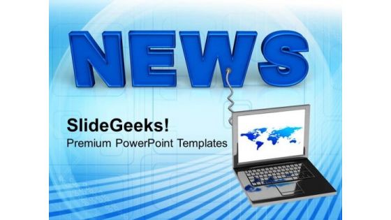 Online News Internet Technology PowerPoint Templates Ppt Backgrounds For Slides 0113