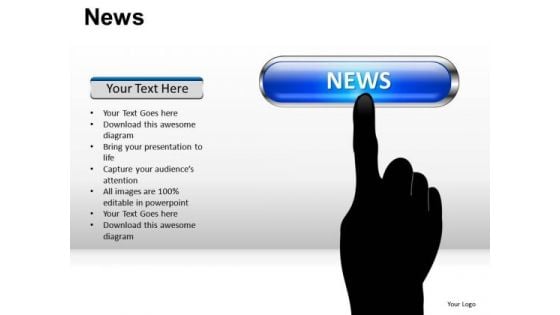 Online News PowerPoint Slides And Ppt Diagram Templates