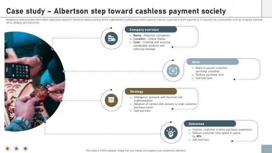 Online Payment Techniques Case Study Albertson Step Toward Cashless