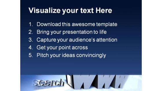Online Search Internet PowerPoint Themes And PowerPoint Slides 0511
