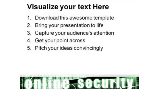 Online Security PowerPoint Templates And PowerPoint Backgrounds 0211