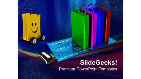 Online Shopping Internet PowerPoint Templates And PowerPoint Themes 0912