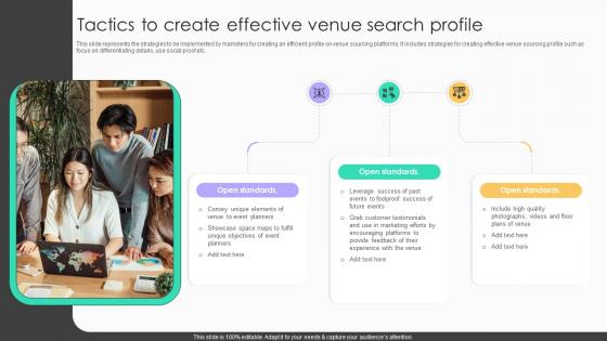 Online Venue Advertising Plan Tactics To Create Effective Venue Search Profile Strategy SS V Online Venue Advertising Plan Tactics To Create Effective Venue Search Profile Strategy SS V