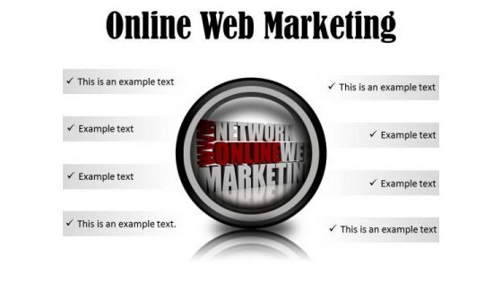 Online Web Marketing Business PowerPoint Presentation Slides Cc