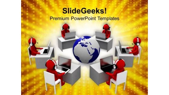 Open A Bpo For Global Consultancy PowerPoint Templates Ppt Backgrounds For Slides 0613