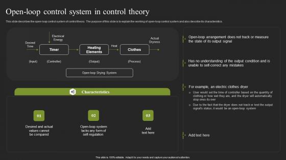 Open Loop Control System In Control Theory Cybernetic Systems Professional Pdf