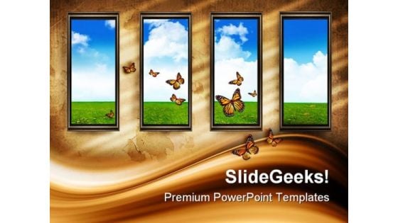 Open The Windows Nature PowerPoint Templates And PowerPoint Backgrounds 0811