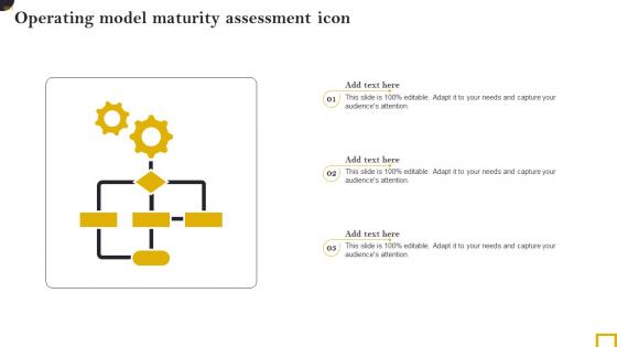 Operating Model Maturity Assessment Icon Information Pdf