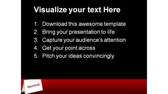 Opportunity Business PowerPoint Themes And PowerPoint Slides 0711