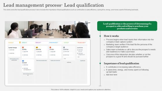 Optimizing Client Lead Handling Lead Management Process Lead Qualification Guidelines Pdf