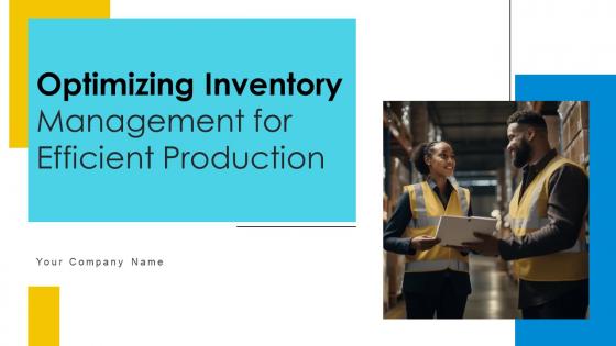 Optimizing Inventory Management For Efficient Production Complete Deck IoT CD V