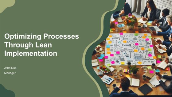 Optimizing Processes Through Lean Implementation PPT Sample AT