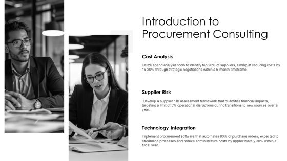Optimizing Supply Chains Through Procurement Consulting PPT Example AT Slide03