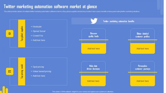 Optimizing Twitter For Online Twitter Marketing Automation Software Market At Glance Elements Pdf