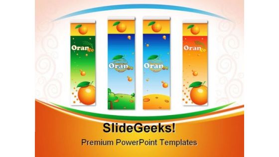 Orange Juice Health PowerPoint Themes And PowerPoint Slides 0711