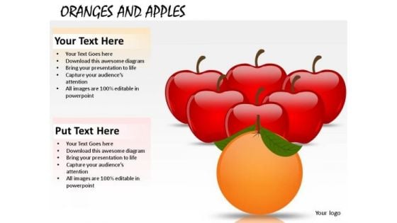 Orange Leading Fruit PowerPoint Slides And Ppt Templates