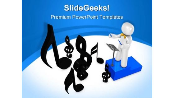 Orchestra Music PowerPoint Themes And PowerPoint Slides 0711