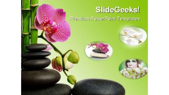 Orchid Flowers Nature PowerPoint Templates And PowerPoint Backgrounds 0711