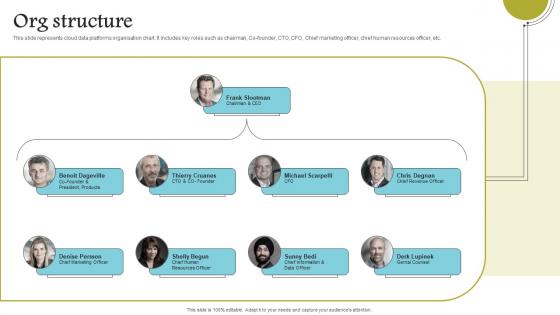 Org Structure Cloud Data Computing Company Fund Raising Structure PDF
