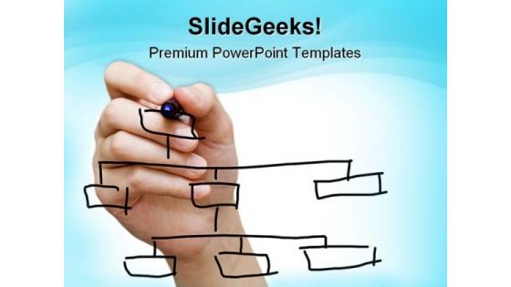 Organisational Chart Business PowerPoint Templates And PowerPoint Backgrounds 0711