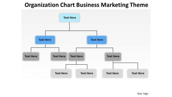 Organization Chart Business Marketing Theme Ppt Plans PowerPoint Templates