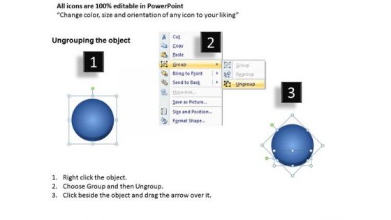 Organization Clustering Horizontal PowerPoint Slides And Ppt Diagram Templates