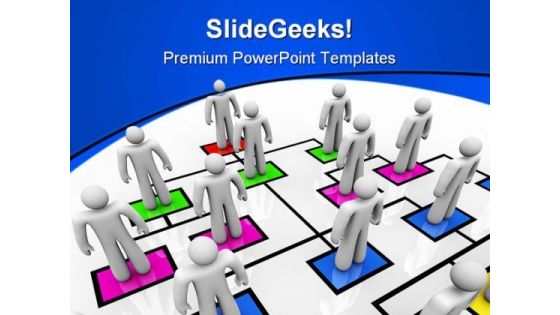 Organizational Chart01 Business PowerPoint Templates And PowerPoint Backgrounds 0411