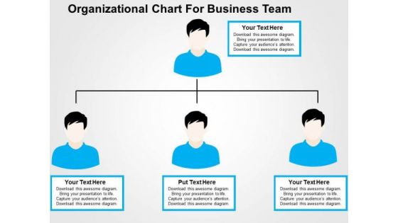 Organizational Chart For Business Team PowerPoint Template Organizational Chart For Business Team PowerPoint Template