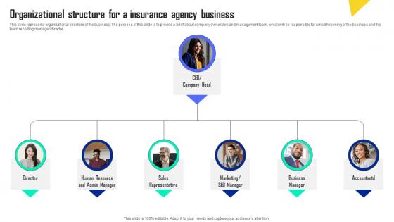 Organizational Structure For A Insurance Agency Business Automobile Insurance Agency Designs Pdf