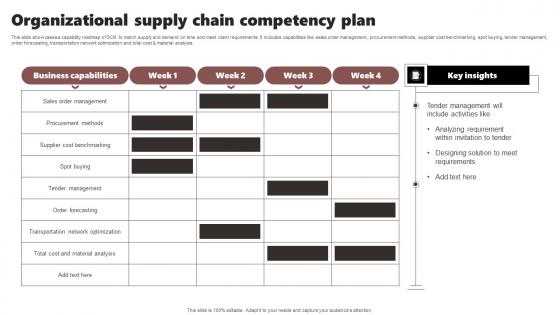 Organizational Supply Chain Competency Plan Pictures Pdf