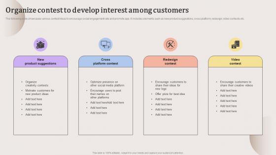 Organize Contest To Develop Interest Among Customers Download Pdf