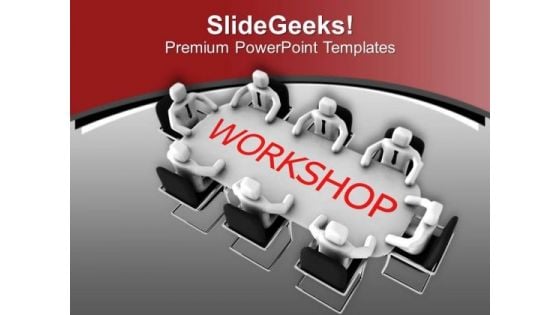 Organize Workshop For Employees PowerPoint Templates Ppt Backgrounds For Slides 0513