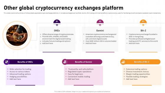 Other Global Cryptocurrency Exchanges Platform Complete Roadmap To Blockchain BCT SS V