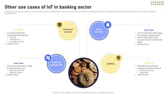 Other Use Cases Of IoT In Banking Future With IoT Ppt Example IoT SS V